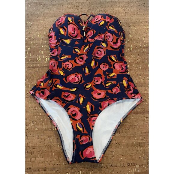 HUIT 8, Unforgettable 1 Piece Swim Suit 32D Floral - Picture 3 of 6